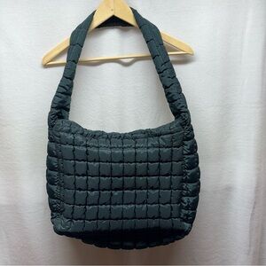 Katydid Hunter Green Quilted Shoulder‎ Bag NWOT